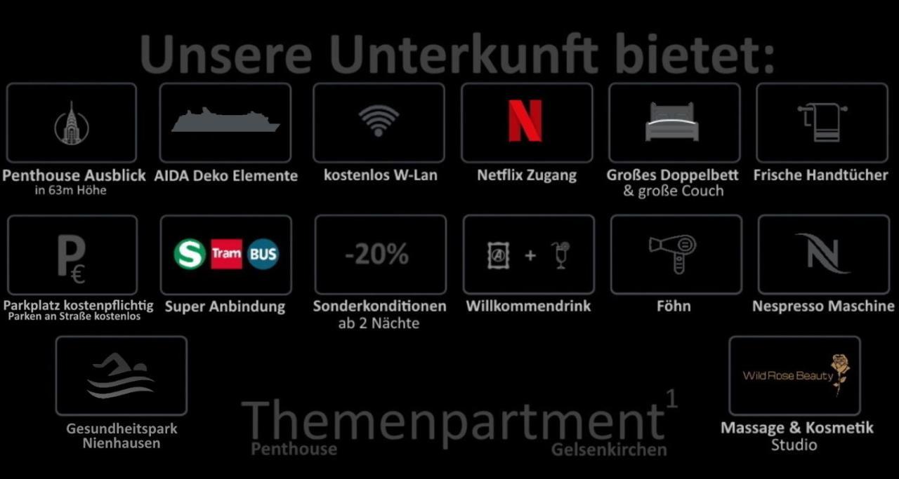 Appartement Themenpartment Penthouse *