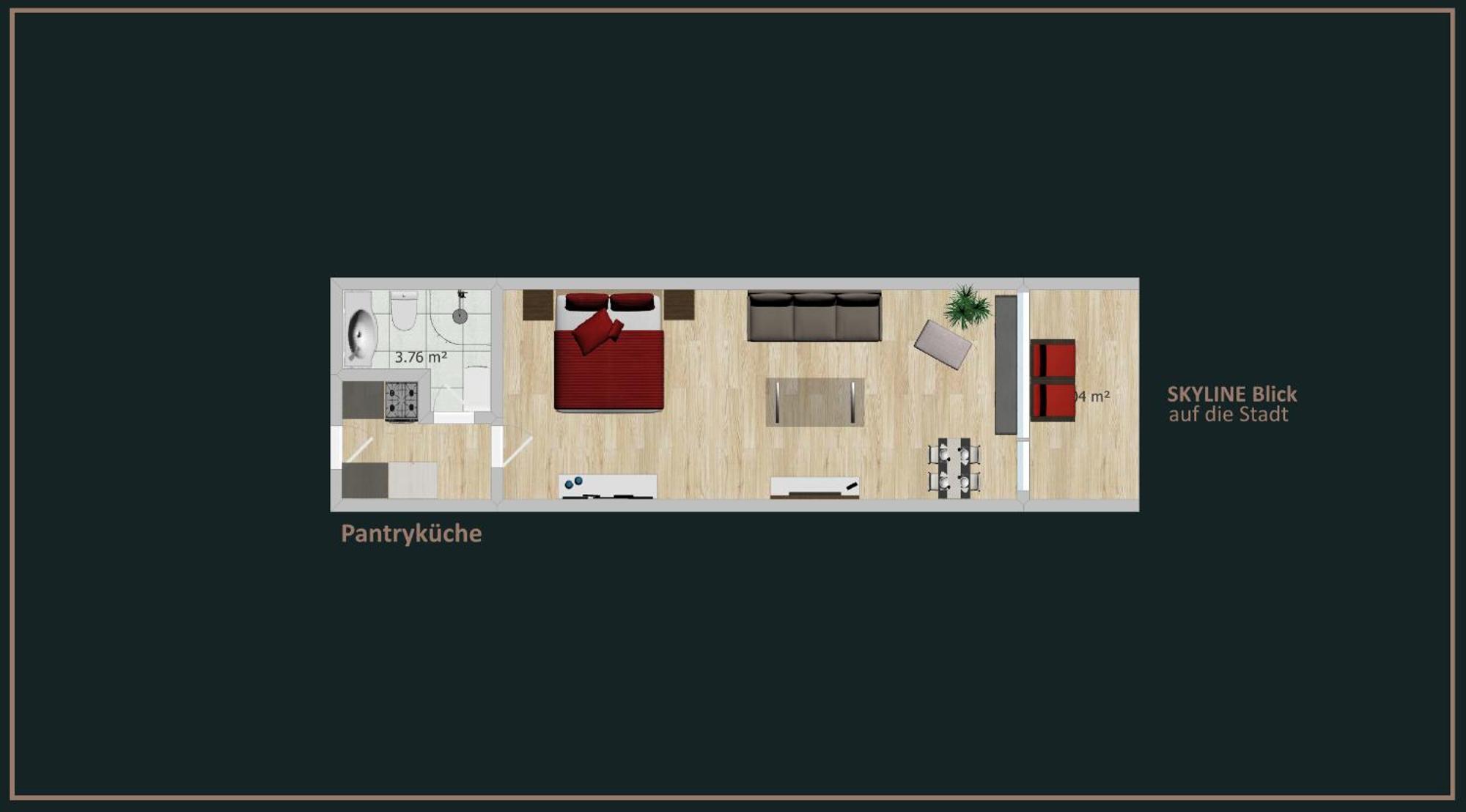Themenpartment Penthouse Appartement